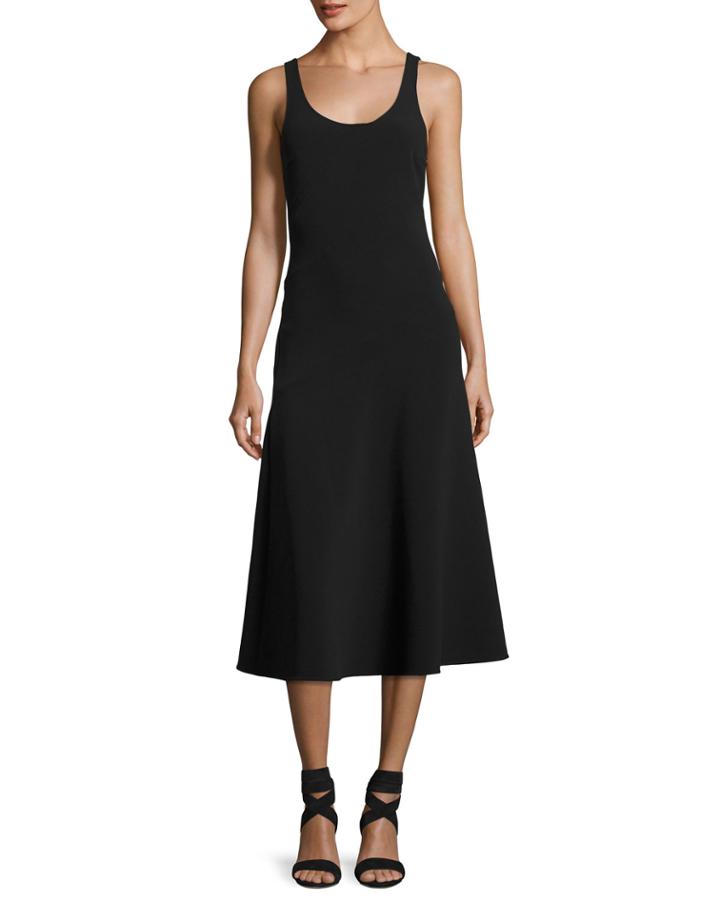 Hunter Scoop-neck Sleeveless Ponte