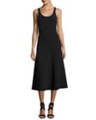 Hunter Scoop-neck Sleeveless Ponte