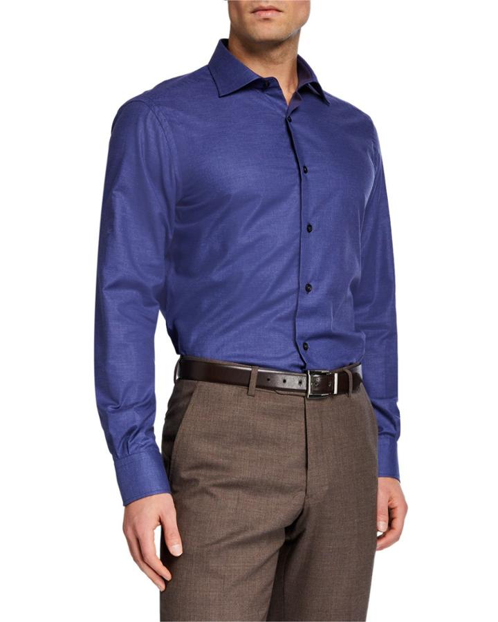 Men's Solid Chambray
