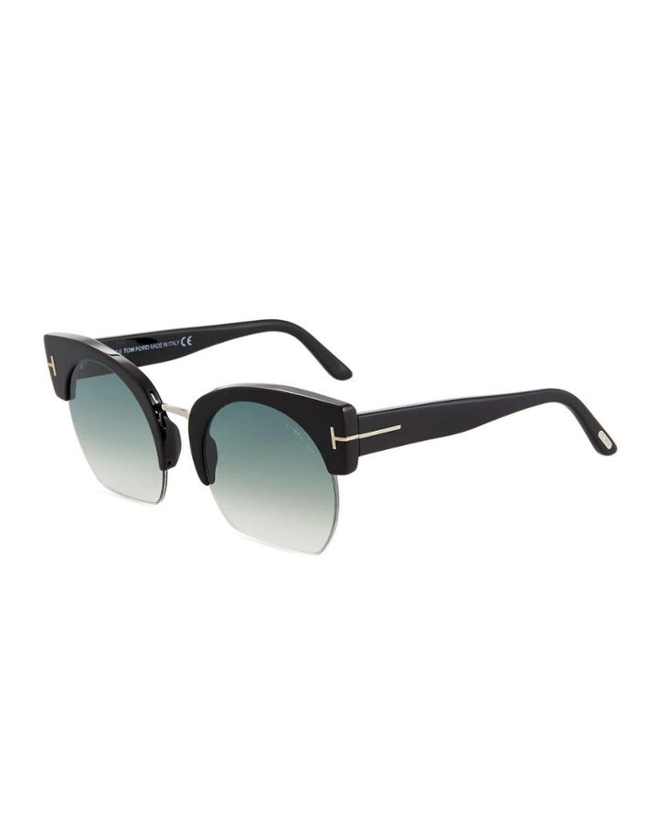 Savannah Semi-rimless Cropped Round