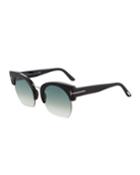 Savannah Semi-rimless Cropped Round