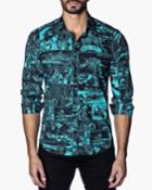 Men's Semi-fitted Comic Book Print