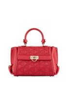 Quilted Leather Top-handle Bag