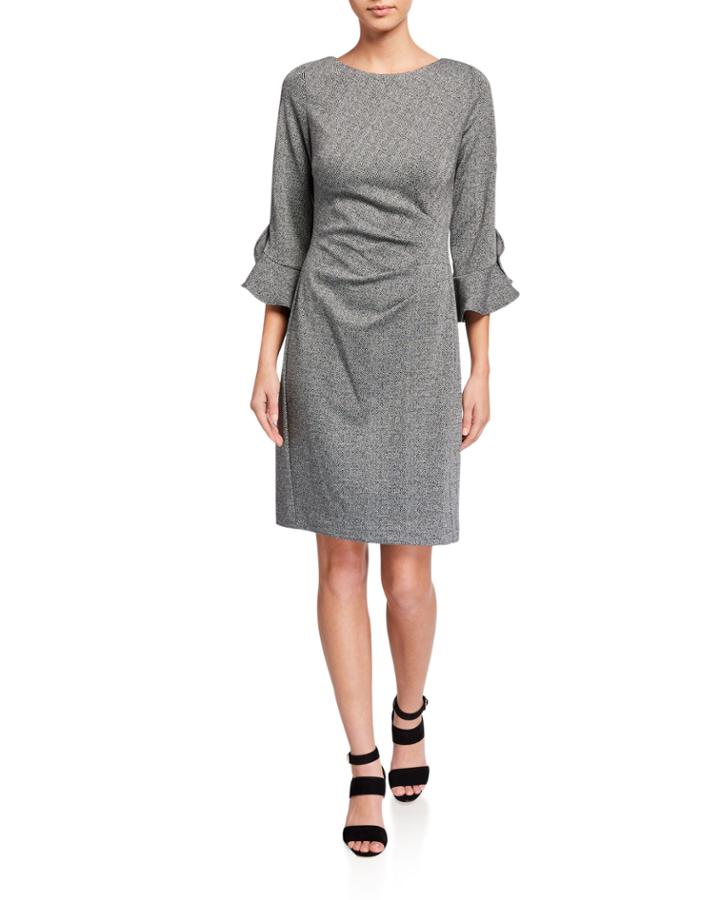 Jacquard 3/4-sleeve