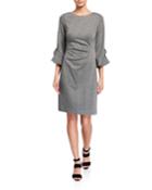 Jacquard 3/4-sleeve
