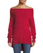 Off-shoulder Long-sleeve