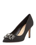 Ruby Point-toe Embellished Pumps