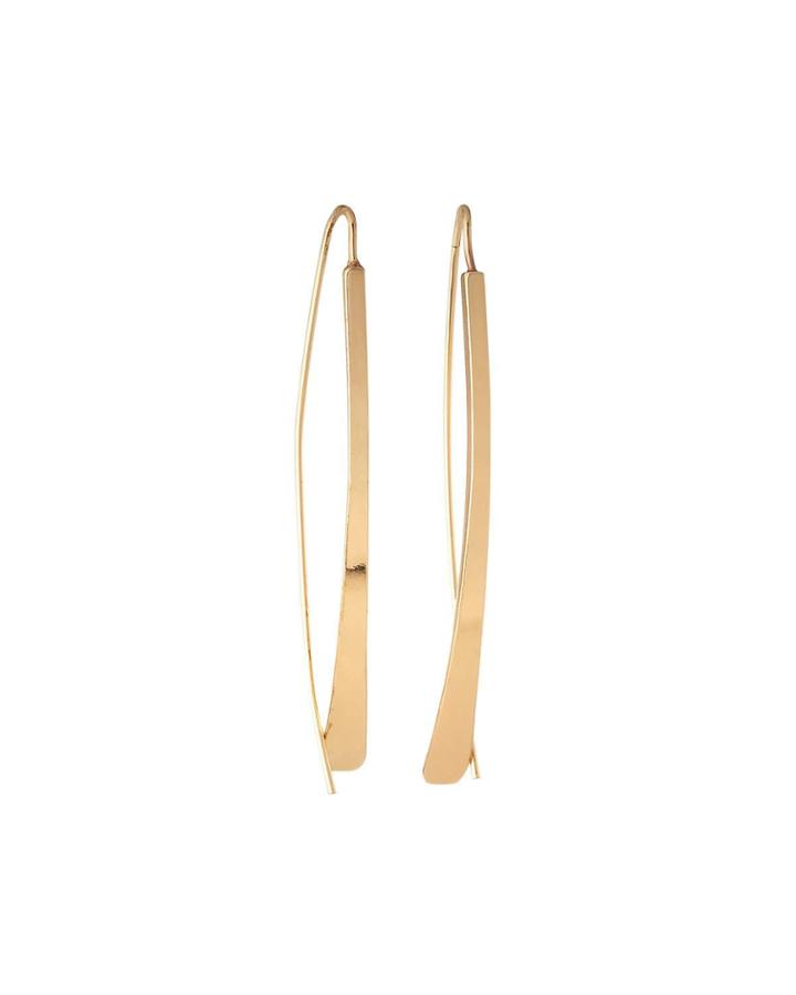 Upside-down Hoop Earrings