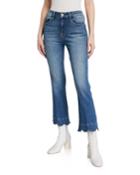 Le Crop Mini Boot-cut Jeans With