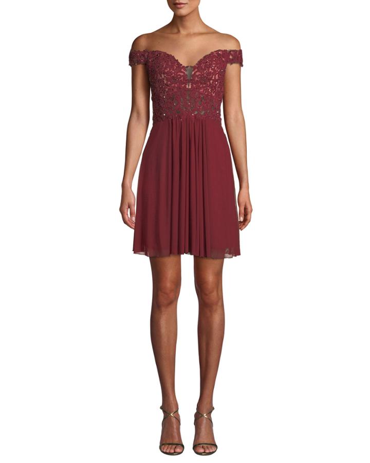 Mesh Fit-and-flare