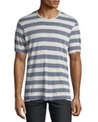 Men's Engineered-stripe Crewneck T-shirt