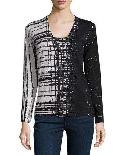 Superfine Skyfall Button-front Cardigan