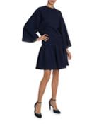 Sculpted-shoulder Scuba Jersey Top