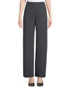 Crystal-embellished Knit Wide-leg Pants