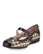 True Mary Jane Traveler Slip-on, Bone/black