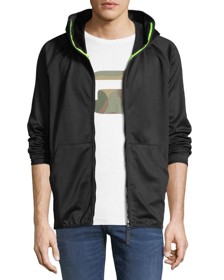 Strett Slim Zip-front Hooded