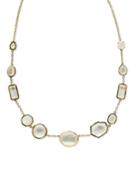 18k Rock Candy Mixed-setting Necklace In Flirt