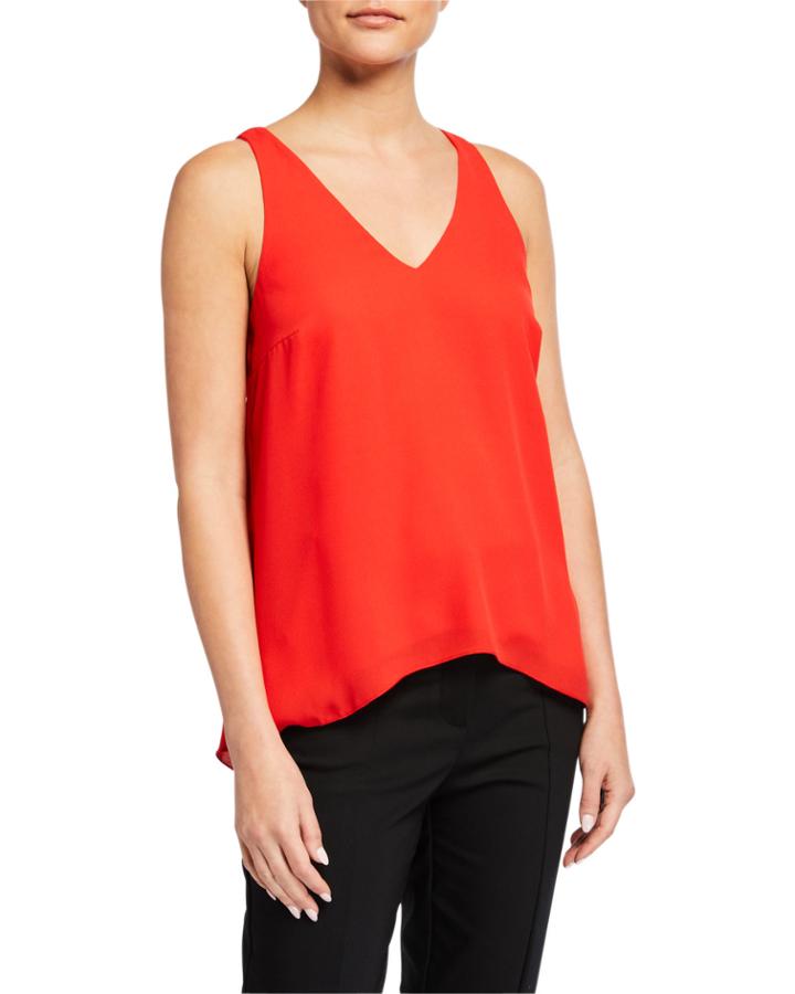 Tiered V-neck Tank