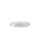 18k White Gold 5-diamond Marquise Ring,