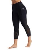Josie Flow Mesh-stripe Mid-calf