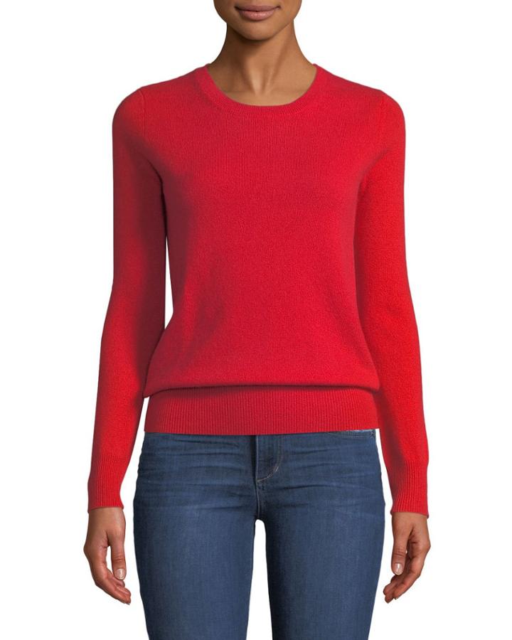 Plus Size Cashmere Crewneck