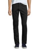 Men's Stretch-satin Straight-leg Pants