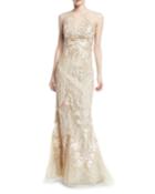 Sleeveless Mesh Illusion