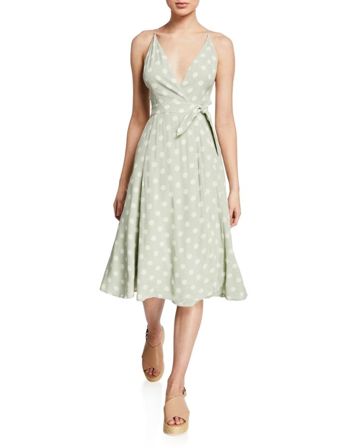 Simona Striped Midi Wrap