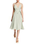 Simona Striped Midi Wrap