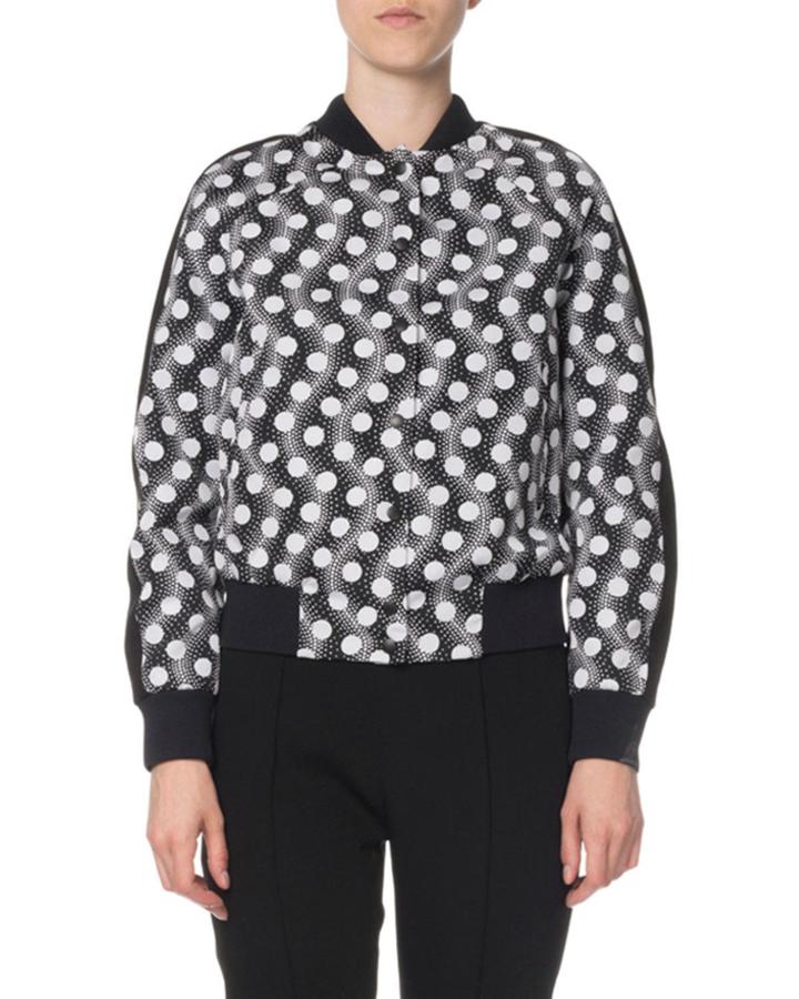 Teddy Snap-front Bomber Jacket