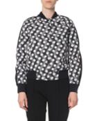 Teddy Snap-front Bomber Jacket