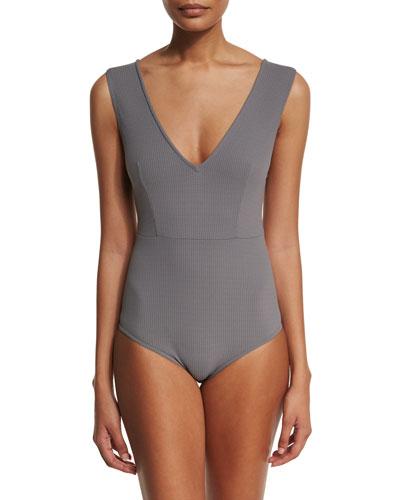 Point Dume Textured One-piece