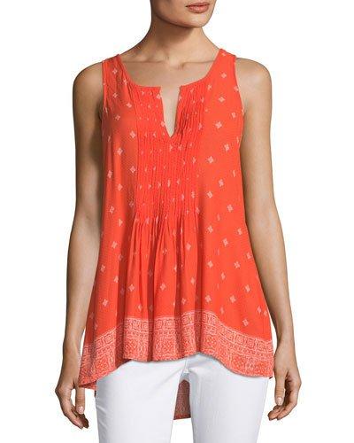 Palma Diamond-print Tank