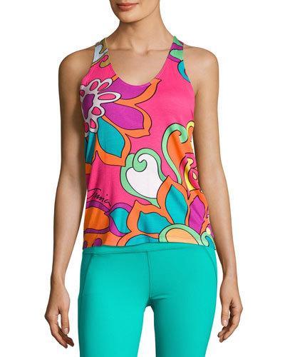 Wanderlust Floral-print Tank,