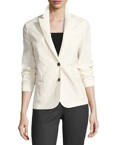 Monili Bead-trim Wool Blazer