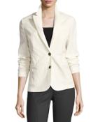 Monili Bead-trim Wool Blazer