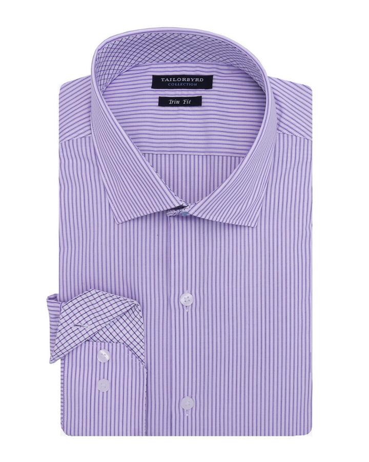 Men's Fancy Striped Slim Fit Dress