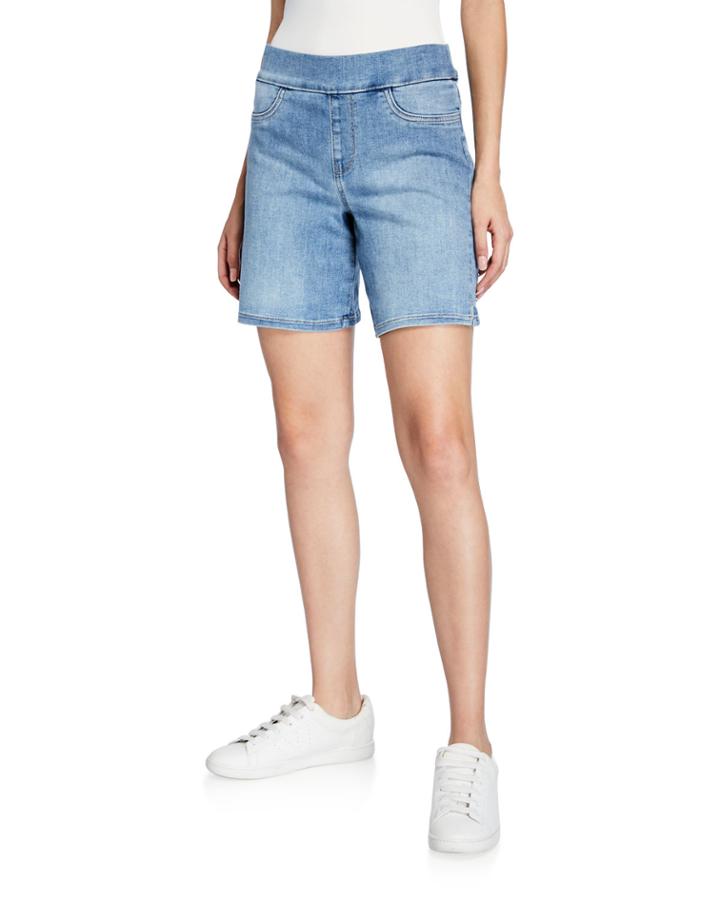 Wide-leg Split-hem Pull-on