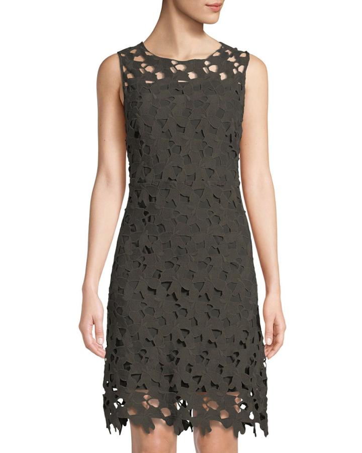 Sleeveless Floral Lace