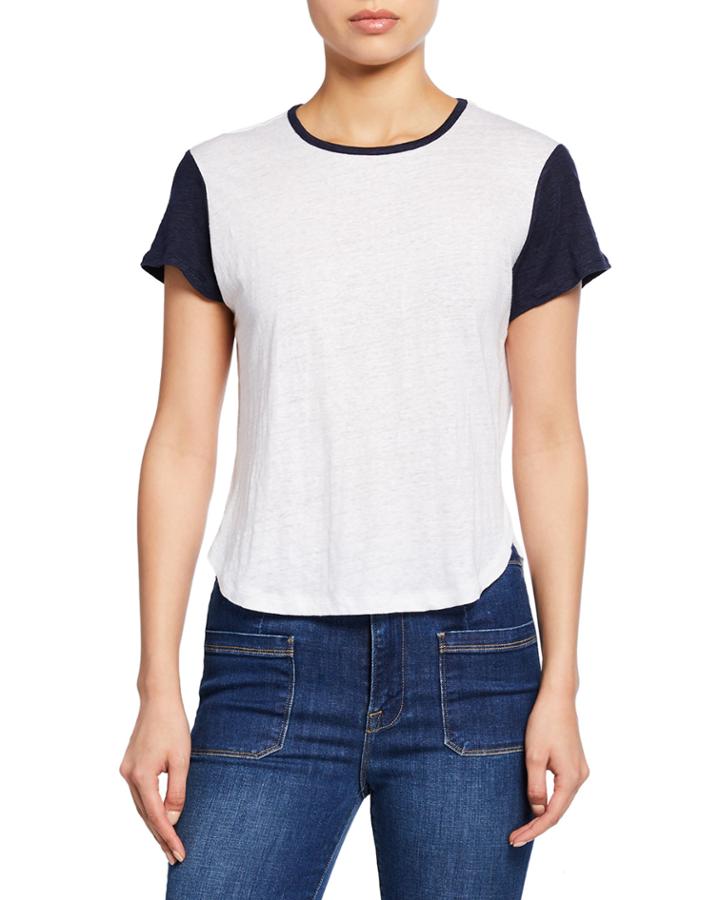 Blocked Classic Crewneck Tee