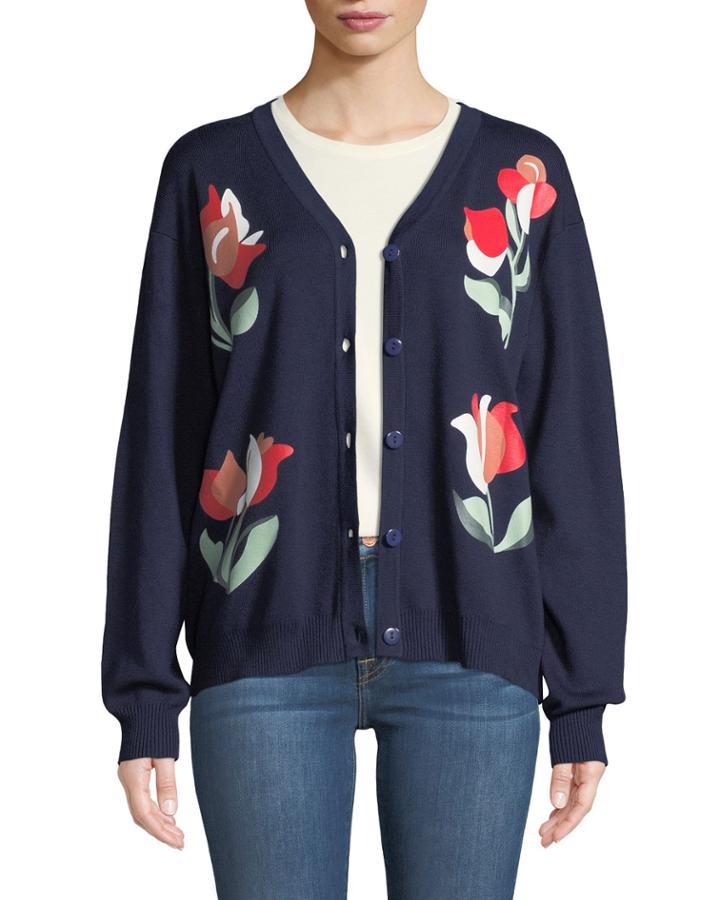 Vintage Floral Cardigan