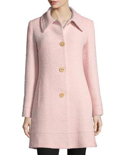Wool-blend Boucl&eacute; Coat