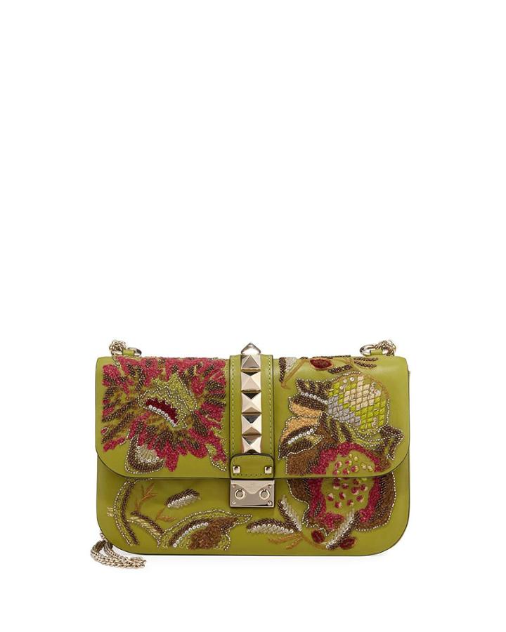 Paradise Rose Beaded Leather