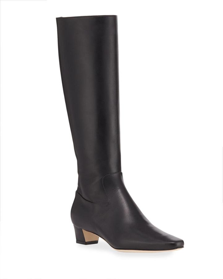 Theseus Leather Knee Boots