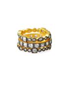 Mixed Stone Radiance Stacking Rings,