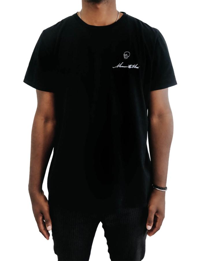 Men's Memento Mori Embroidered Cotton Tee