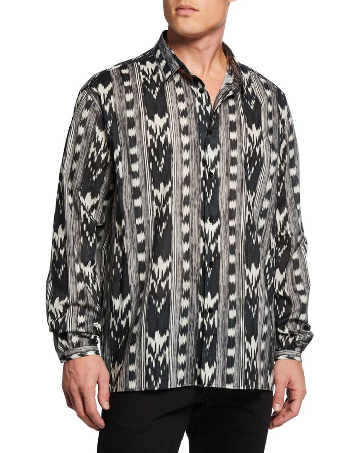Ikat-print Dress