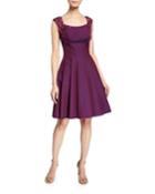 Gaufre Sequined Fit-&-flare Dress