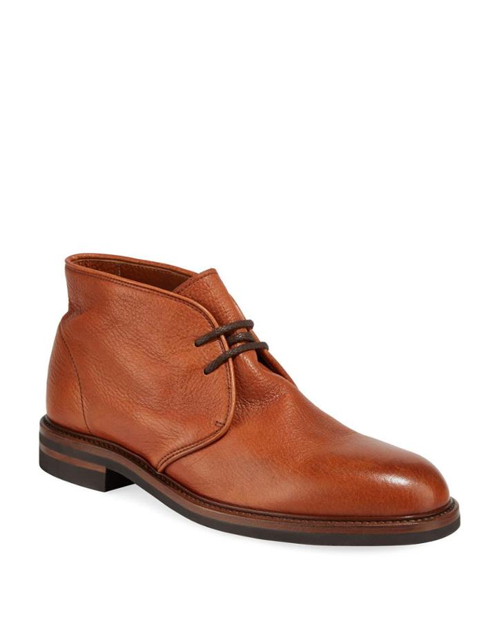 Men's Leather Chukka Boots