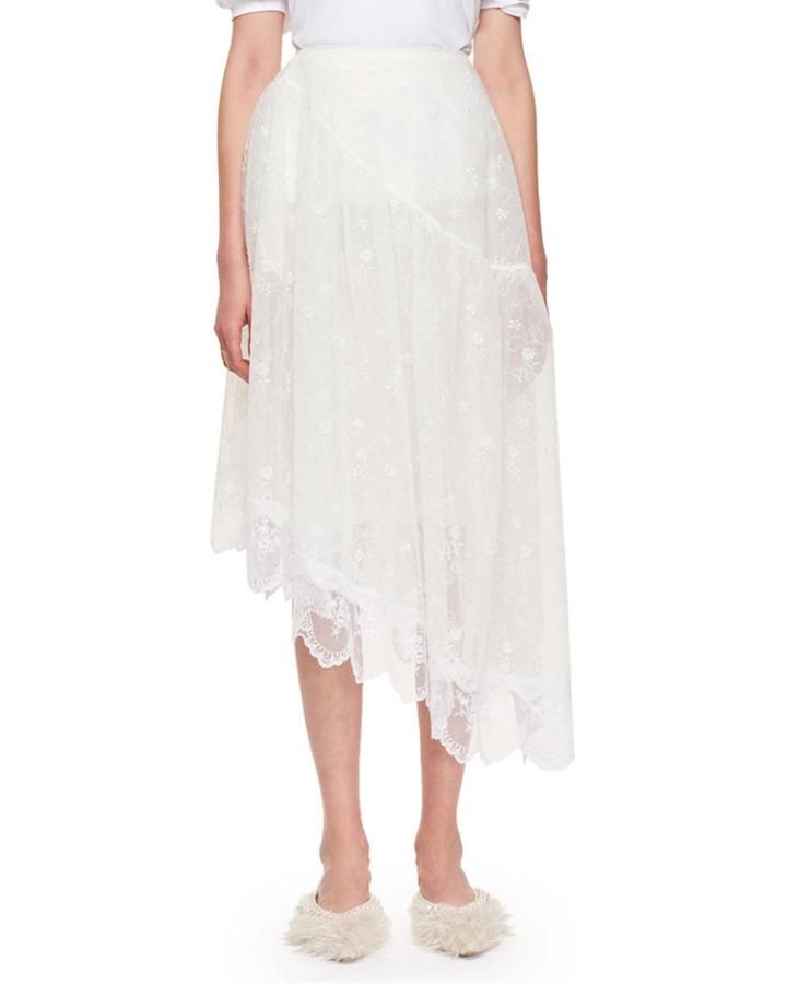 Asymmetric Petal Lace